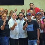 El equipo de coordinación, estrategia y supervisión del pre candidato Milton Diaz en Barcelona, Hospitalet, trabajando a toda Maquina por el triunfo.