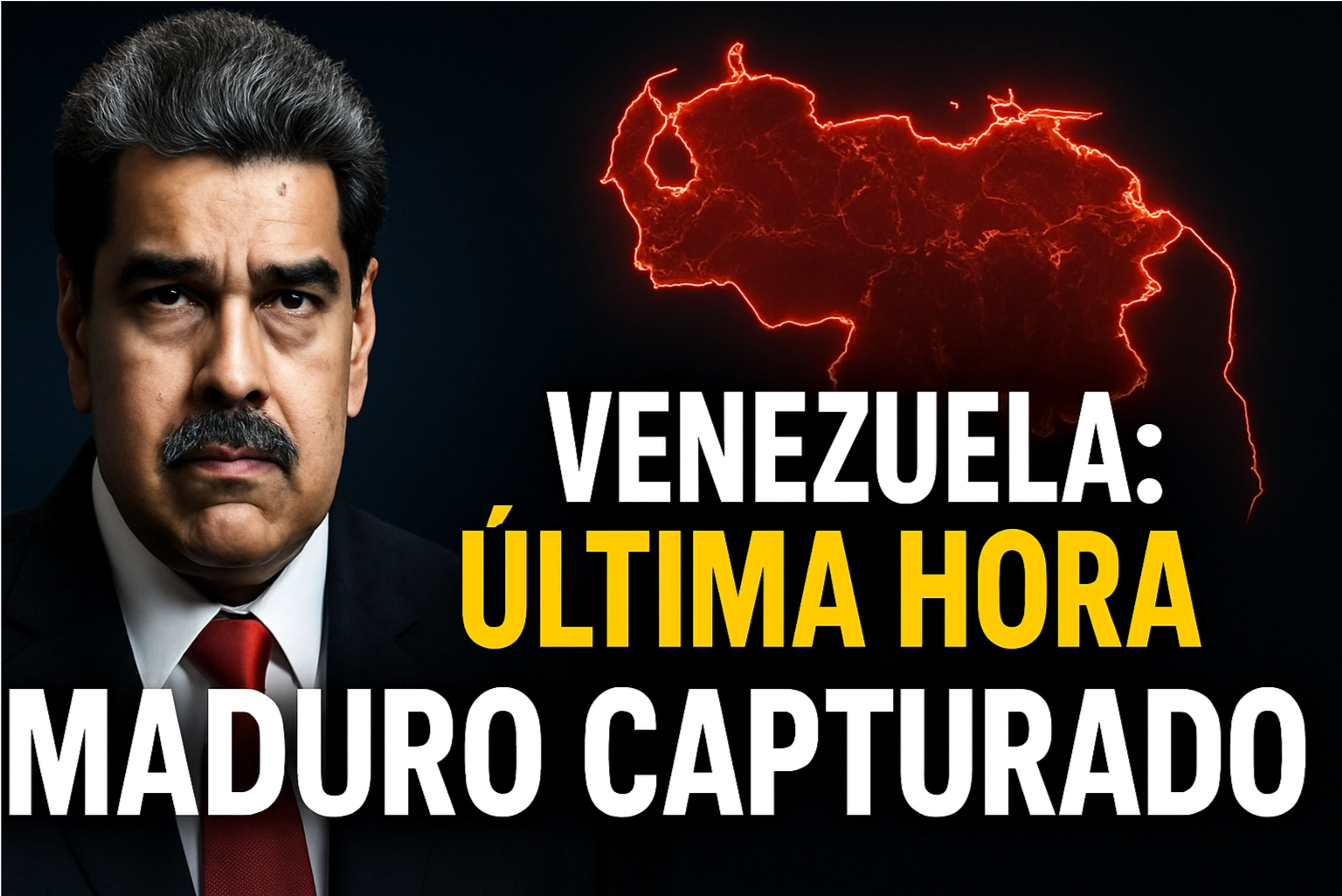 ÚLTIMA HORA: Capturan a Nicolás Maduro y a su esposa en Venezuela Caracas / Washington. En una operación militar sin precedentes,